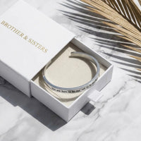 Thumbnail for Bracciale con frase — nella scatola regalo, argento | SKU: 9864184-silver