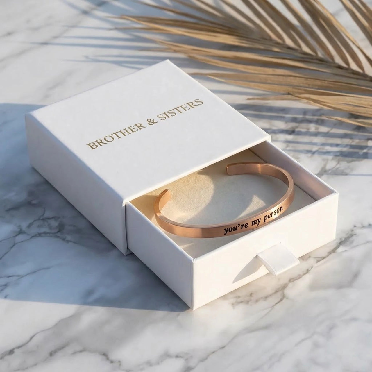 Bracciale migliore amica — nella scatola regalo, oro rosa | SKU: 8174603-rose-gold-color