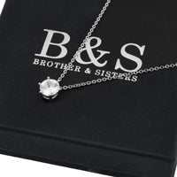 Thumbnail for Austrian Crystal Necklace  - Silver Necklace Women - Women’s Necklace Necklace Brother & Sisters