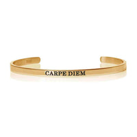 Thumbnail for Carpe Diem - Mantra Bracelet - Quote Bracelet - Woman Bracelet Bracelet 18k Gold Brother & Sisters