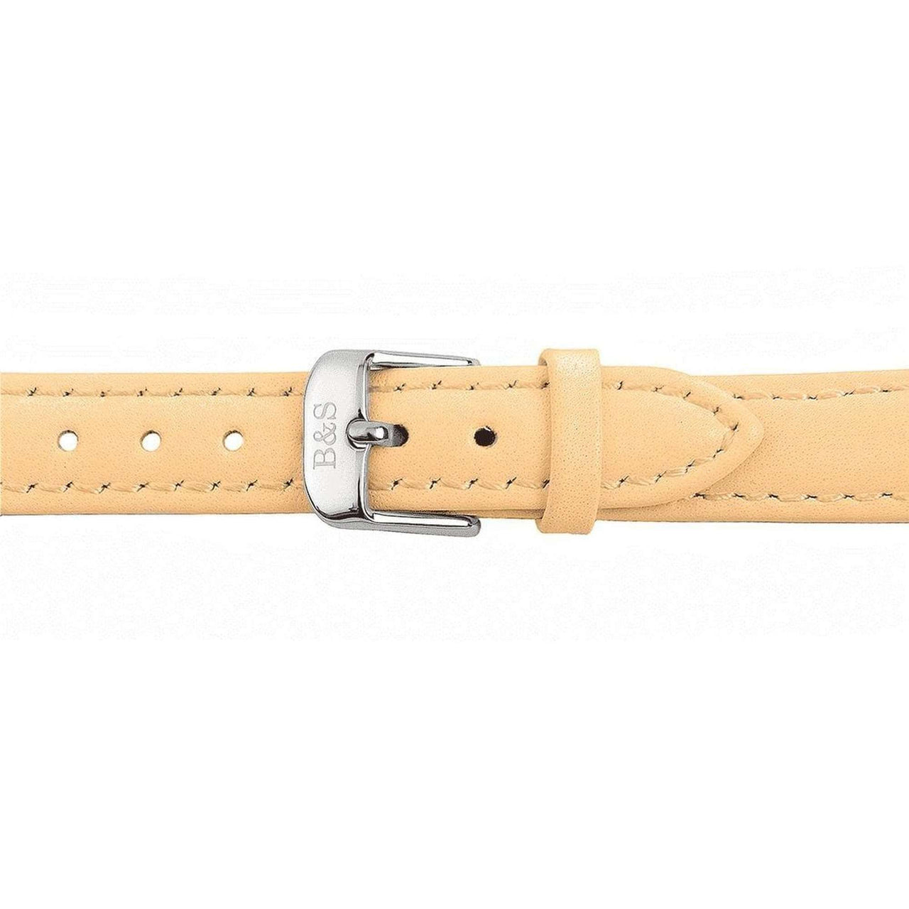 Cream Leather Strap & Silver Buckle watch straps Brother & Sisters