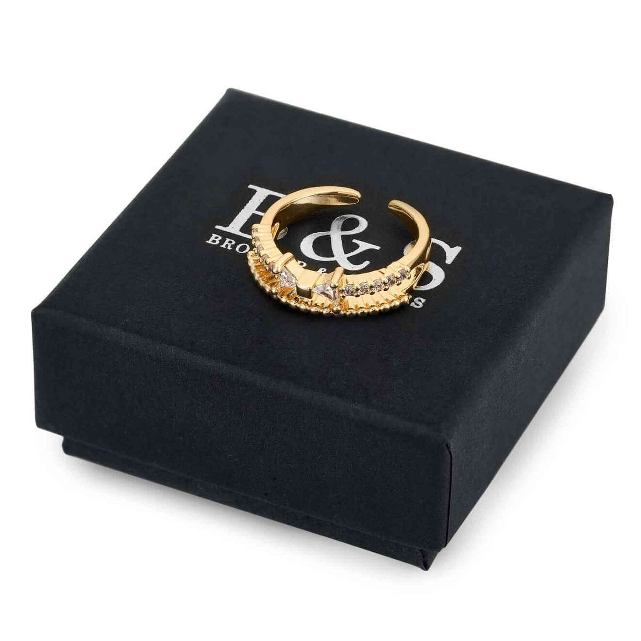 Gold Ring for Women - Stainless Steel Ring - Woman Ring - The Butterfly Ring Ring Brother & Sisters