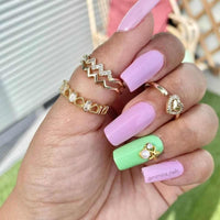 Thumbnail for Gold Ring for Women - Stainless Steel Ring - Woman Ring - The Zigzag Ring Brother & Sisters