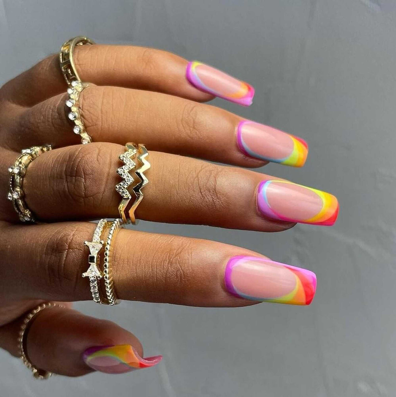 Gold Ring for Women - Stainless Steel Ring - Woman Ring - The Zigzag Ring Brother & Sisters