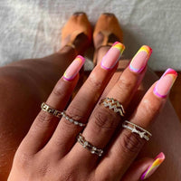 Thumbnail for Gold Ring for Women - Stainless Steel Ring - Woman Ring - The Zigzag Ring Brother & Sisters