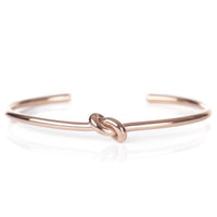 Thumbnail for Knotted Cuff - Knotted Bracelet for Woman - Brother & Sisters Bracelet Rose Gold Brother & Sisters