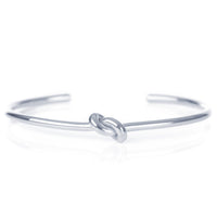 Thumbnail for Knotted Cuff - Knotted Bracelet for Woman - Brother & Sisters Bracelet Silver Brother & Sisters