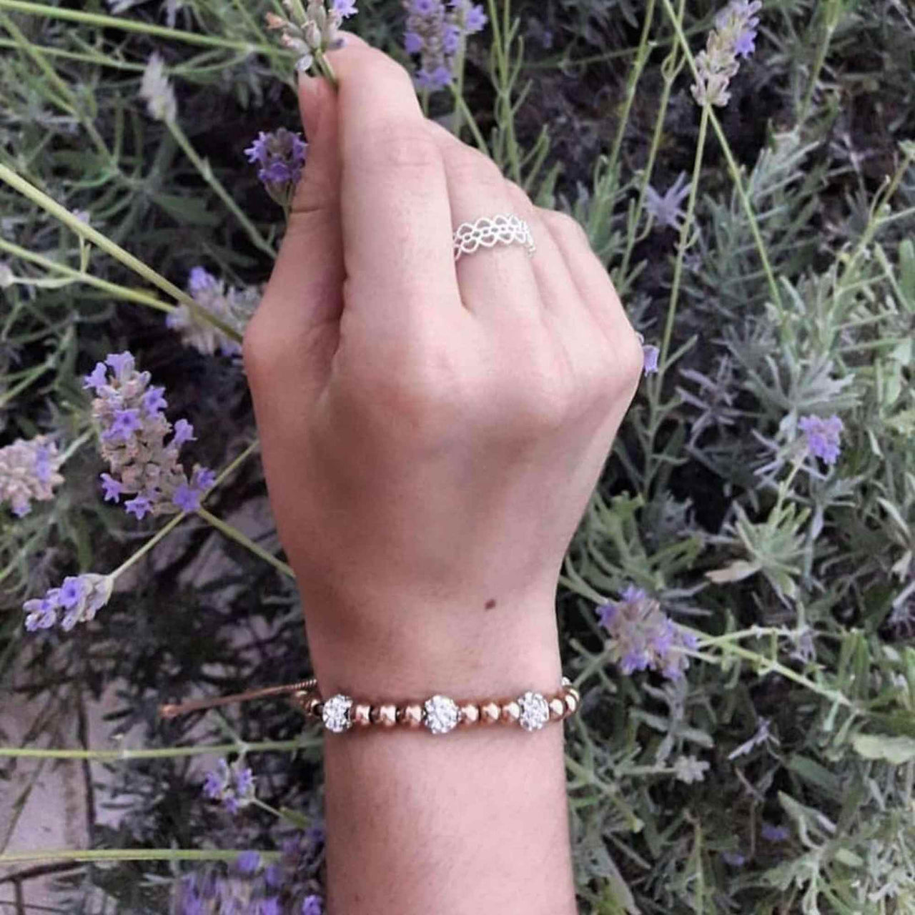 Little Beads with Crystals Bracelet Bracelet Brother & Sisters