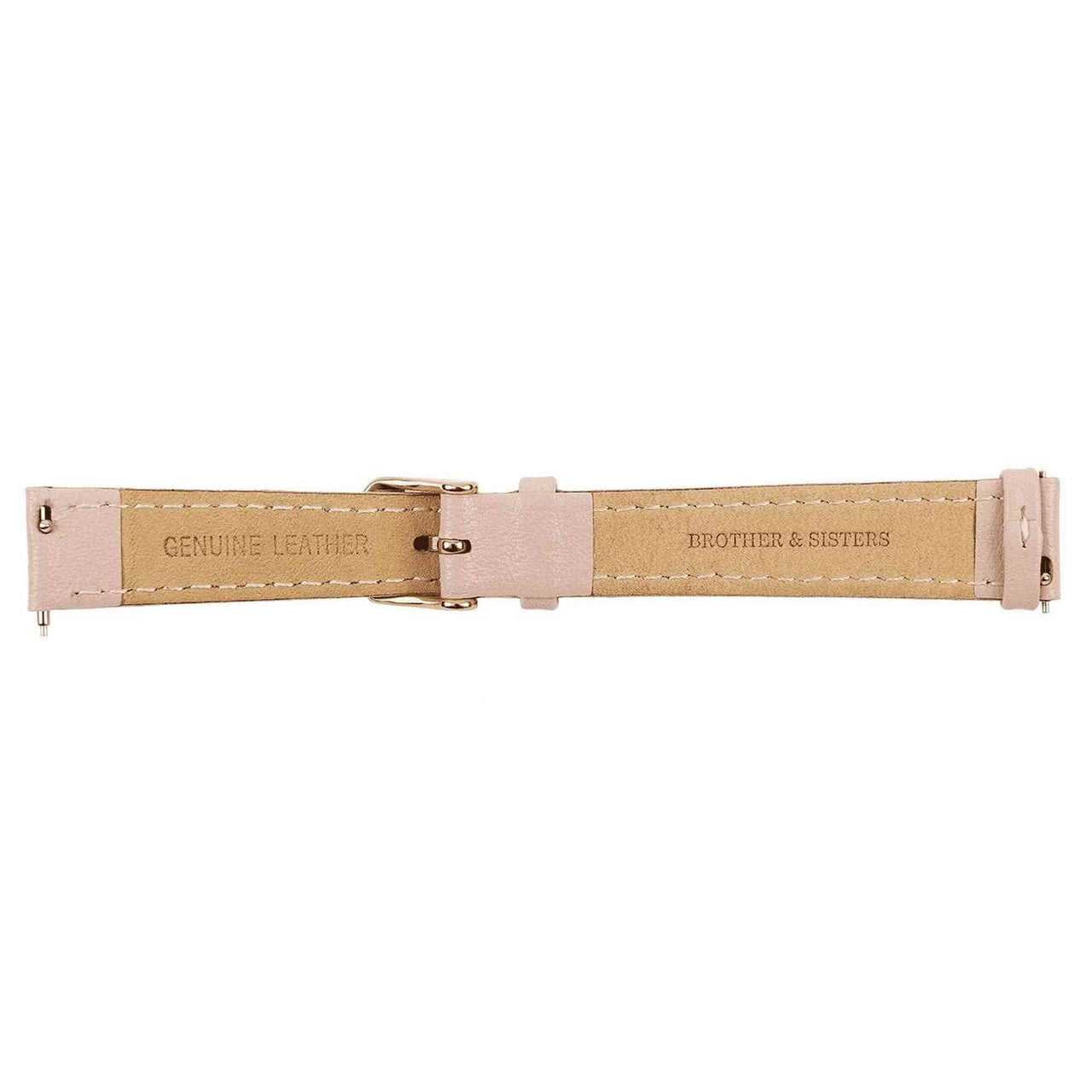 Pink Leather Strap & Rose Gold Buckle watch straps Brother & Sisters