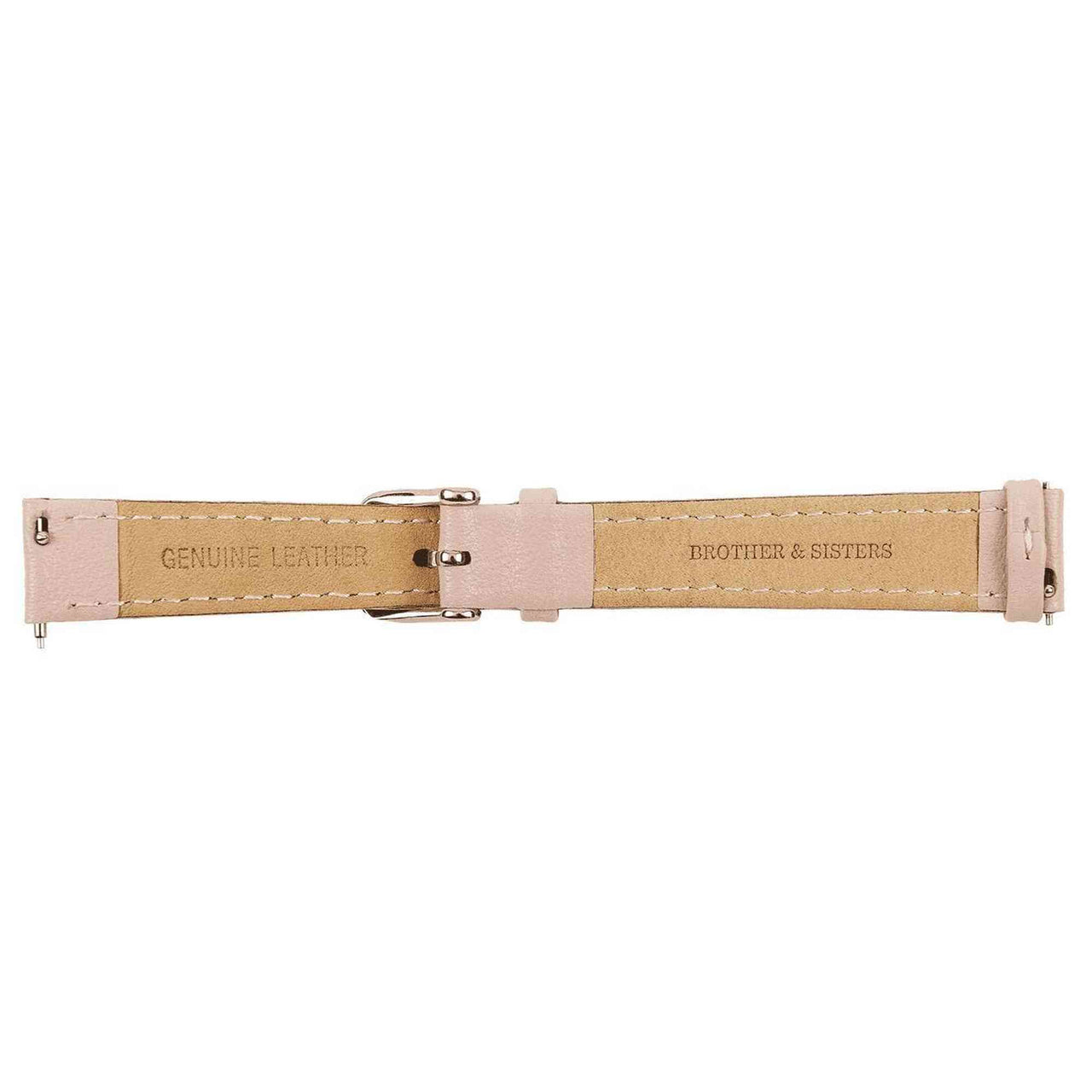 Pink Leather Strap & Silver Buckle watch straps Brother & Sisters