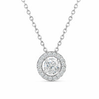 Thumbnail for Silver Circle Necklace - Silver Necklace Women - Womens Necklace Necklace Brother & Sisters