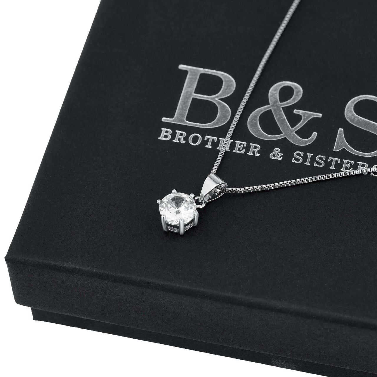Silver Classic Necklace - Silver Necklace Women - Women's Necklace Necklace Brother & Sisters