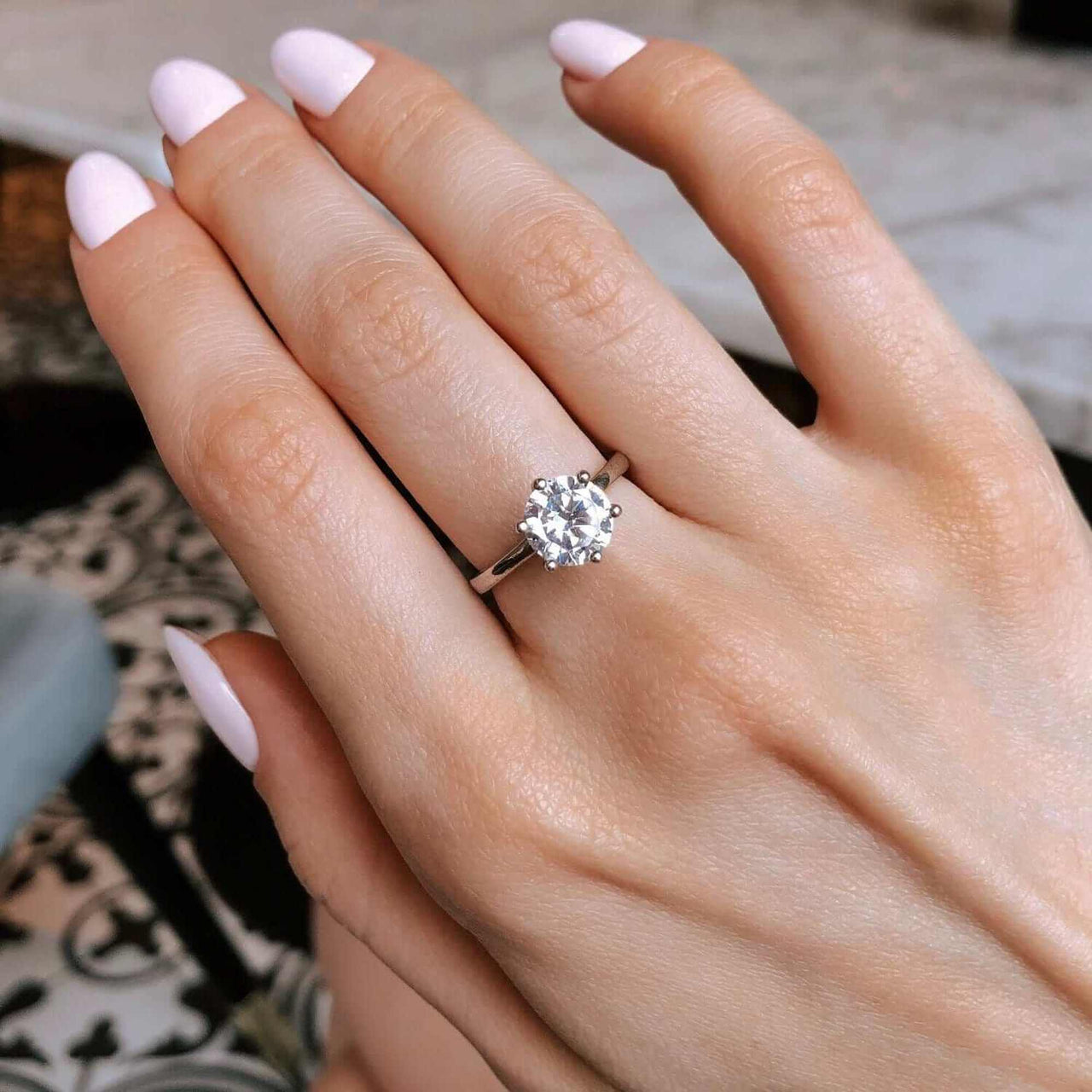 Silver Classic Ring - Promise Ring - Silver Ring - Engagement Ring for Women Ring Brother & Sisters