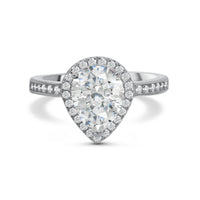 Thumbnail for Silver Drop Ring - Promise Ring - Silver Ring - Engagement Ring for Women Ring Brother & Sisters