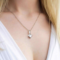 Thumbnail for Silver Gem Necklace - Silver Necklace Women - Women’s Necklace Necklace Brother & Sisters