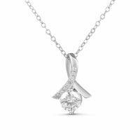 Thumbnail for Silver Gem Necklace - Silver Necklace Women - Women’s Necklace Necklace Brother & Sisters