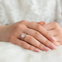 Thumbnail for Silver Square Ring - Promise Ring - Silver Ring - Engagement Ring for Women Ring Brother & Sisters