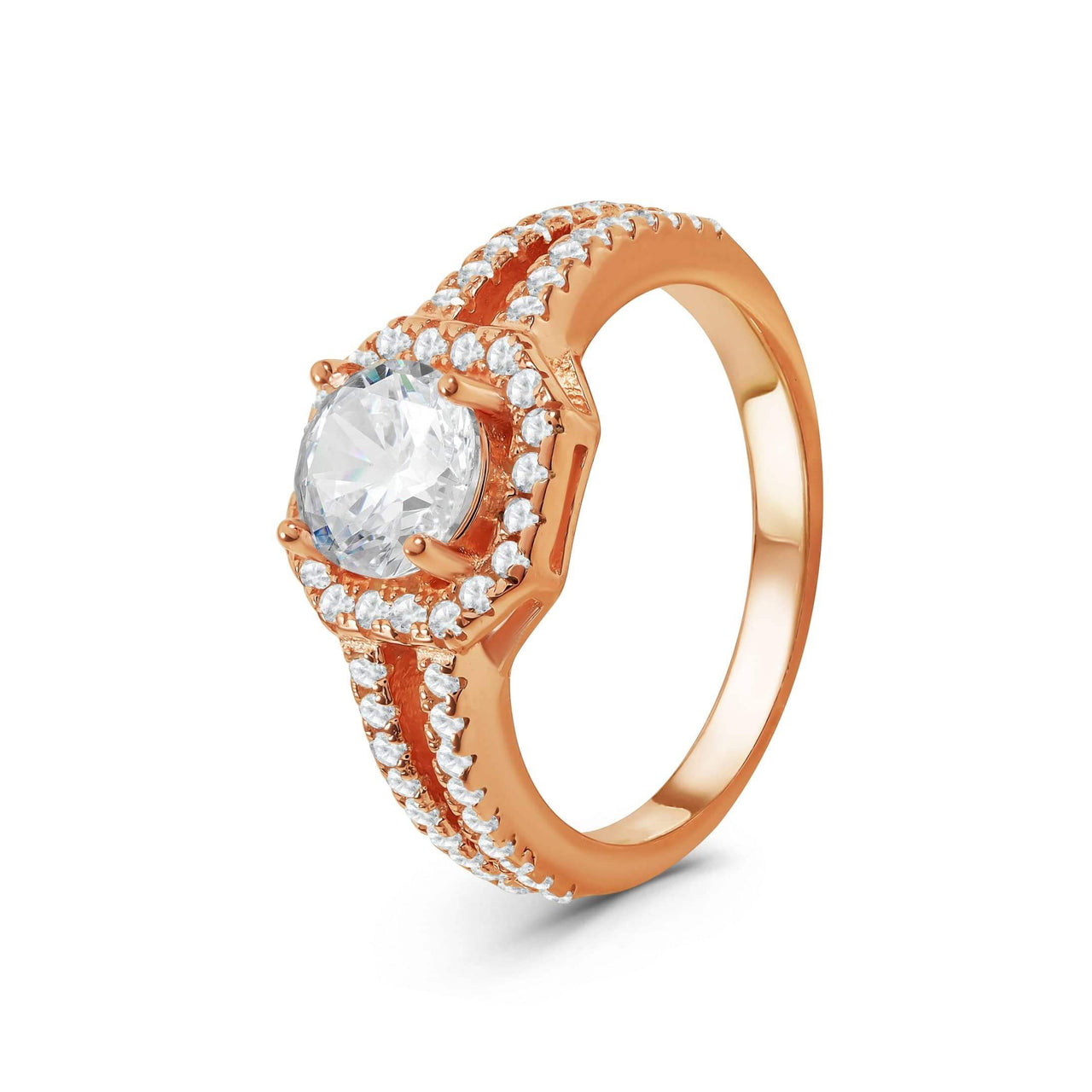 Silver Square Ring - Promise Ring - Silver Ring - Engagement Ring for Women Ring EU: 48 / US: 4.5 Brother & Sisters