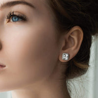 Thumbnail for Silver Timeless Earrings - Sterling Silver Earrings For Women - Silver Stud Earrings Earrings Brother & Sisters