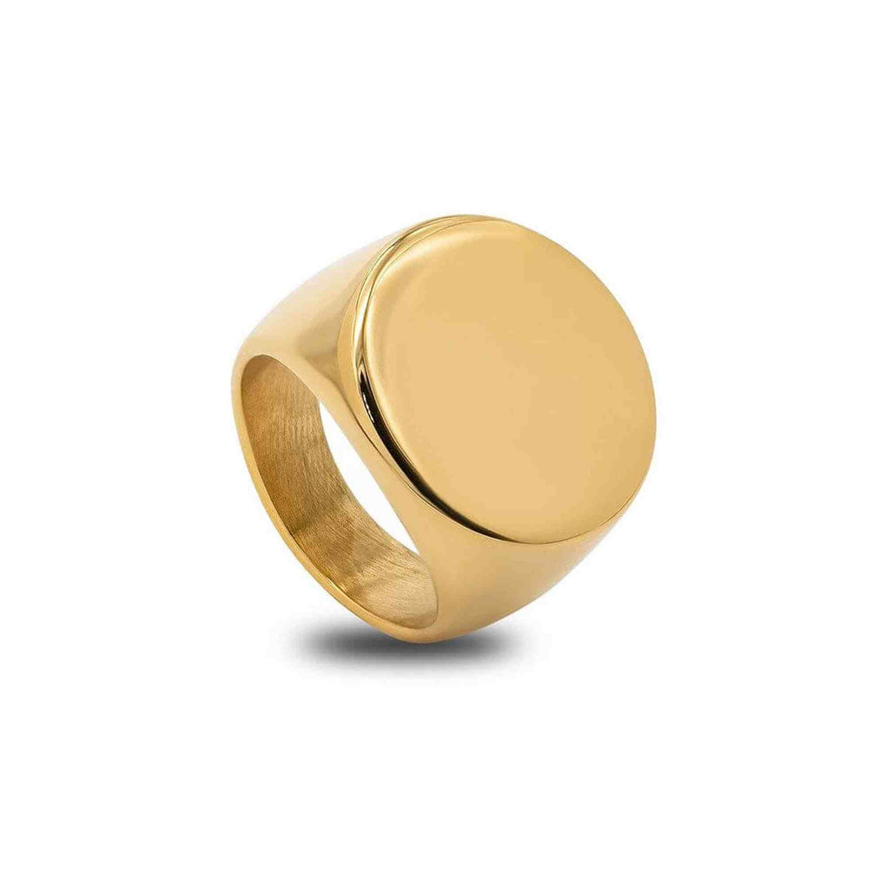 The Bully - Men's Ring - Signet Ring For Men - Brother & Sisters Ring EU: 57 / US: 8 / 18k Gold Brother & Sisters