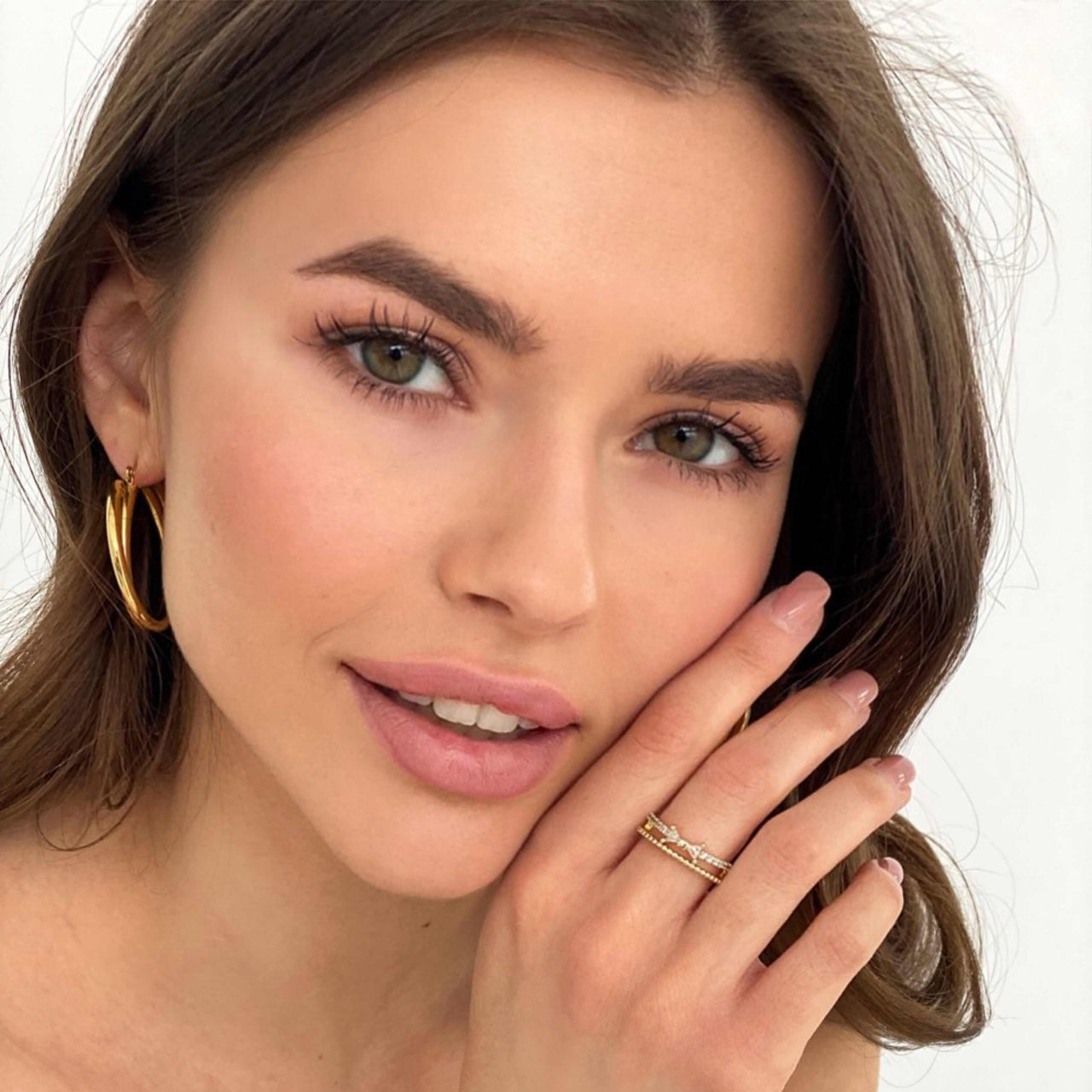 The Joints - Gold Earrings - Gold Hoop Earrings - Gold Hoops - Women's Earrings Earrings Brother & Sisters