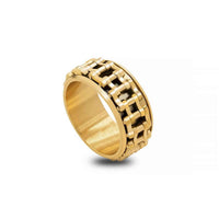 Thumbnail for The Masculine Ring - Men's Ring - Signet Ring - Band Ring Ring EU: 57 / US: 8 / 18k Gold Brother & Sisters