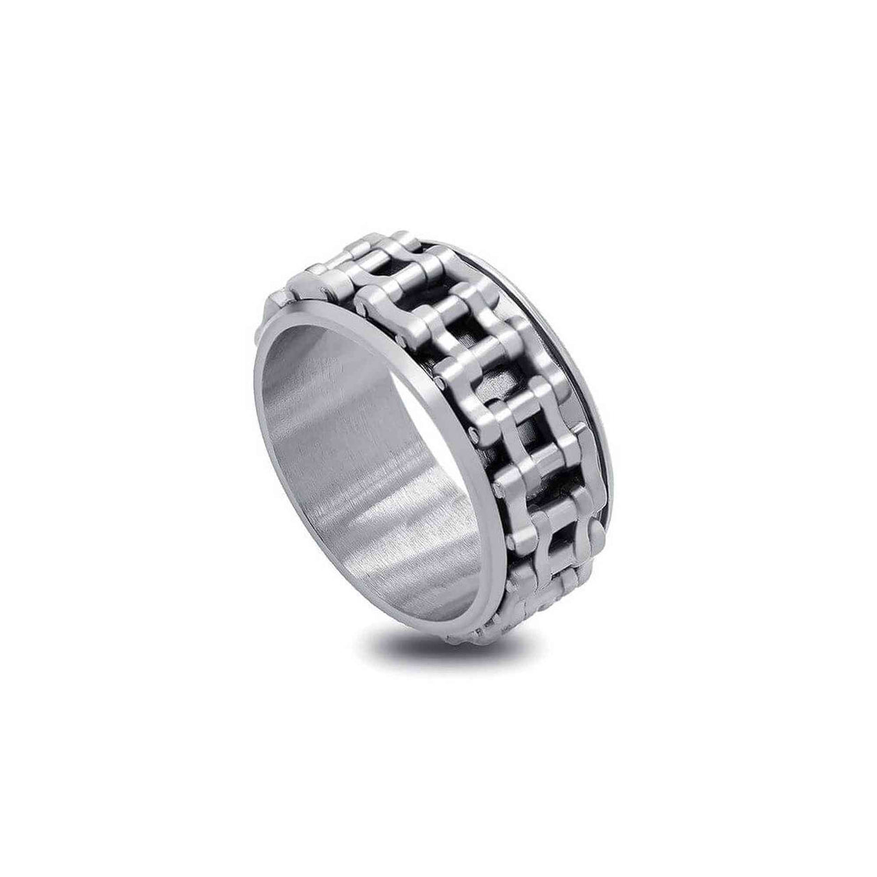 The Masculine Ring - Men's Ring - Signet Ring - Band Ring Ring EU: 57 / US: 8 / Silver Brother & Sisters