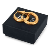 Thumbnail for The Shiny - Gold Earrings - Gold Hoop Earrings - Gold Hoops - Women's Earrings Earrings Brother & Sisters